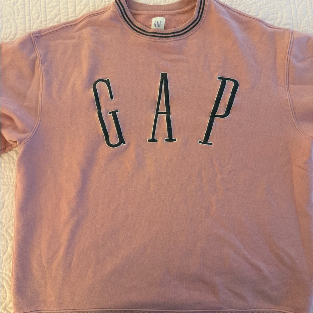GAP Soft Pink Fleece Sweatshirt
